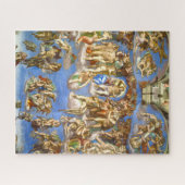 Das letzte Urteil, Sixtinische Kapelle von Michela Puzzle (Horizontal)
