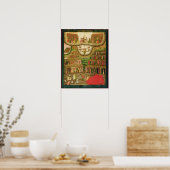 Das letzte Urteil von 1721 Poster (Küche)