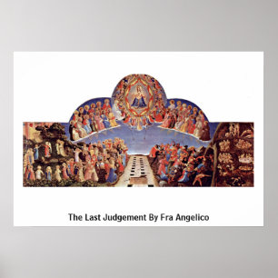Das letzte Urteil von Fra Angelico Poster