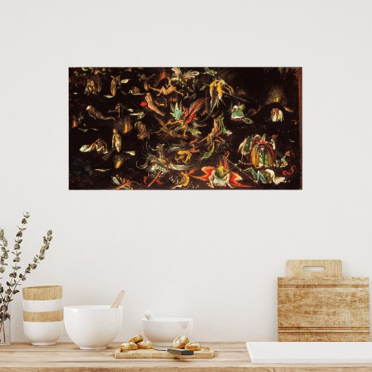 Das letzte Urteil von Hieronymus Bosch Poster (Küche)