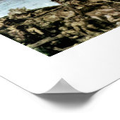 Das letzte Urteil von Michelangelo Buonarroti Poster (Ecke)