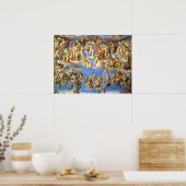 Das letzte Urteil von Michelangelo Poster (Küche)