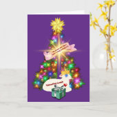 Das letzte Weihnachtsgeschenk ist das Lamm Gottes Karte (Gelbe Blume)