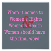 Das letzte Wort (2017) Fotodruck (Vorne)