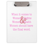 Das letzte Wort (2017) Klemmbrett (Vorderseite)