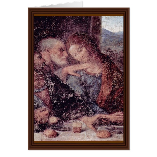 Das letztes Abendessen-Detail durch Leonardo da (Vorne)