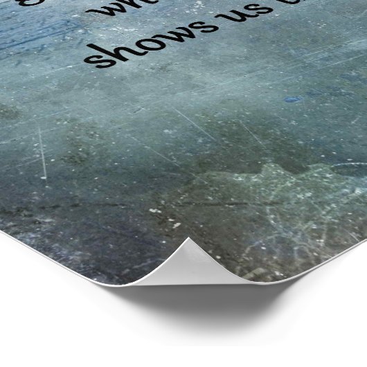 Das Leuchtposter des Vaters Poster (Ecke)