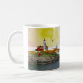 Das Leuchtturm am Rocks Tee oder Kaffeetasse (Links)