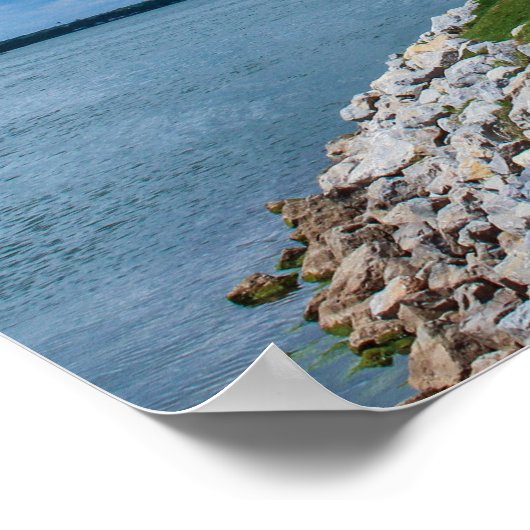 Das Leuchtturm am See Hefner, Oklahoma City Poster (Ecke)