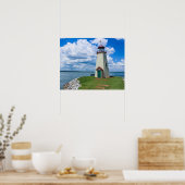 Das Leuchtturm am See Hefner, Oklahoma City Poster (Küche)