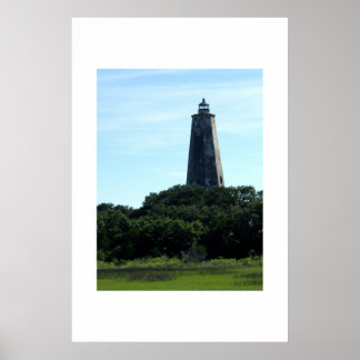 Das Leuchtturm Bald Head Island Poster