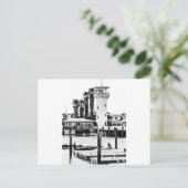 Das Leuchtturm der Insel Forbes Postkarte (Stehend Vorderseite)