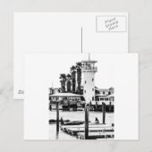 Das Leuchtturm der Insel Forbes Postkarte (Vorne/Hinten)