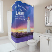 Das Leuchtturm - Duschvorhang (Beispiel)