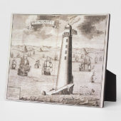 Das Leuchtturm Eddystone, mit Gravur von Hendrick  Fotoplatte (Seite)