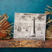 Das Leuchtturm Eddystone, mit Gravur von Hendrick Fotoplatte (Seite)