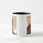 Das Leuchtturm mit zwei Häfen und Blick auf die Bu Tasse (Zentrum)