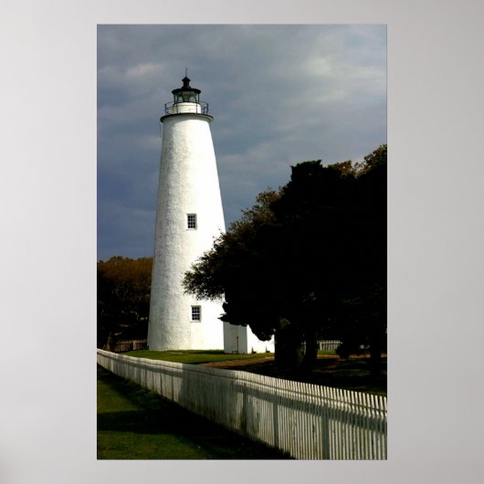 Das Leuchtturm Ocracoke Island Poster (Vorne)