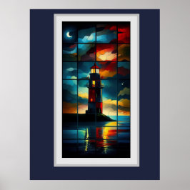 Das Leuchtturm Poster