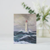 Das Leuchtturm Postkarte (Stehend Vorderseite)