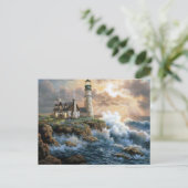 Das Leuchtturm Postkarte (Stehend Vorderseite)