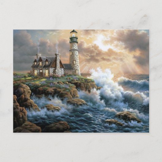 Das Leuchtturm Postkarte (Vorderseite)