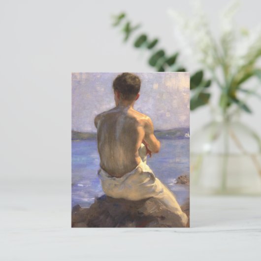 Das Leuchtturm Postkarte (Stehend Vorderseite)