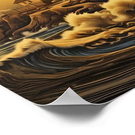 Das Leuchtturm Print, Value Poster Paper (Matte) (Ecke)