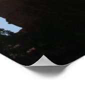 Das Leuchtturm Rock Formation in Palo Dura Canyon Poster (Ecke)