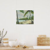 Das Leuchtturm Sansibar 1995 Poster (Küche)