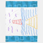 Das Leuchtturm und das Pier Fleece Blanket (Vorderseite)