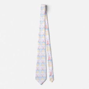 Das Leuchtturm und die Pier Neck Tie Krawatte
