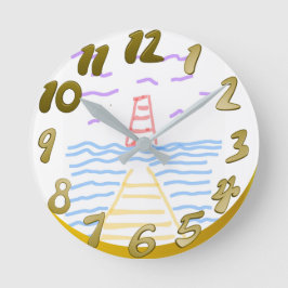 Das Leuchtturm und die Uhr der Pier Wall