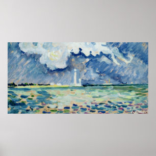 Das Leuchtturm von Gatteville Poster