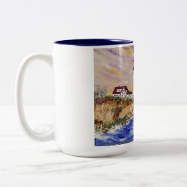 Das Leuchtturm Zweifarbige Tasse