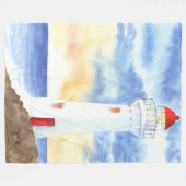 Das Leuchtturmgebirge Fleecedecke (Vorderseite (Horizontal))