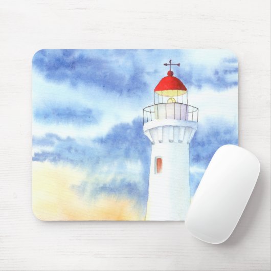 Das Leuchtturmgebirge Mousepad (Mit Mouse)