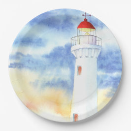 Das Leuchtturmgebirge Pappteller