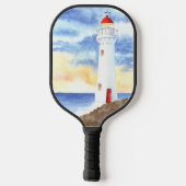 Das Leuchtturmgebirge Pickleball Schläger (Rückseite)
