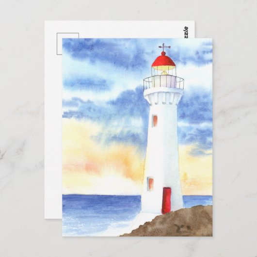 Das Leuchtturmgebirge Postkarte (Vorne/Hinten)