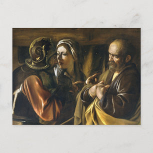 Das Leugnen des Heiligen Peter - Caravaggio Postkarte