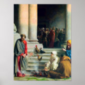 Das Leugnen von Peter durch Carl Bloch Poster (Vorne)