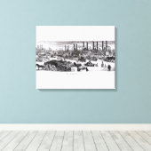Das Levee, New Orleans Leinwanddruck (Insitu (Holzboden))