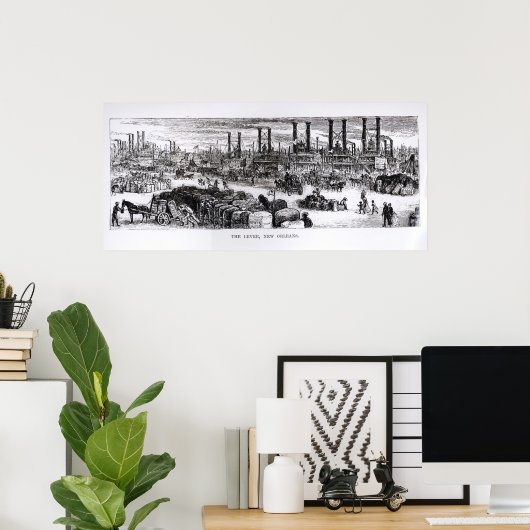 Das Levee, New Orleans Poster (Heimbüro)