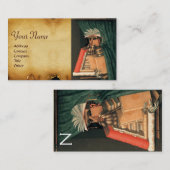 DAS LIBRARISCHE MONOGRAMM VISITENKARTE (Vorne/Hinten)