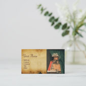 DAS LIBRARISCHE MONOGRAMM VISITENKARTE (Stehend Vorderseite)