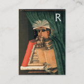 DAS LIBRARISCHE MONOGRAMM VISITENKARTE (Rückseite)