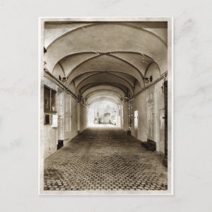 Das Licht am Ende der Tunnelpostkarte Postkarte