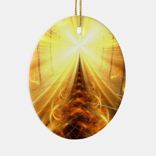 Das Licht am Ende des Tunnels Keramik Ornament (Rechts)