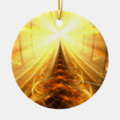 Das Licht am Ende des Tunnels Keramik Ornament (Vorne)